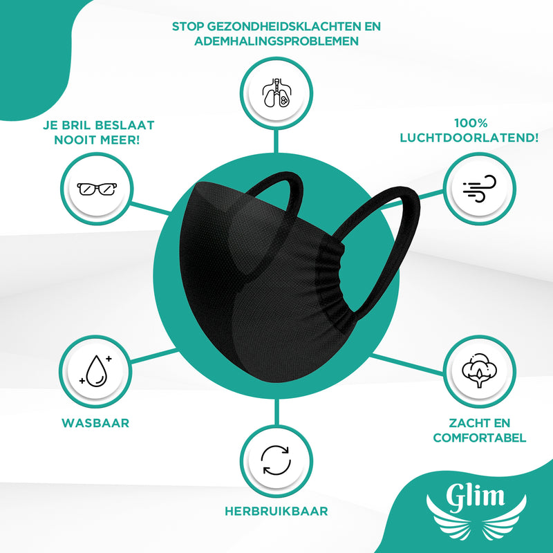 Luchtig Mondkapje 1st